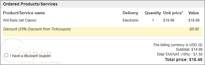 Wintools Net Coupon Code