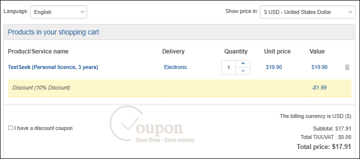 How To Use Textseek Coupon Code