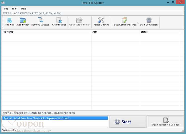 Lantechsoft Excel File Splitter Screenshot