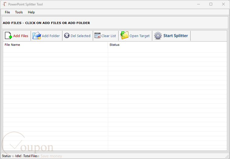 Lantechsoft Powerpoint Splitter Tool Screenshot