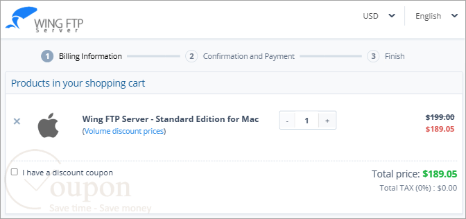 Wing Ftp Server For Mac Coupon Code