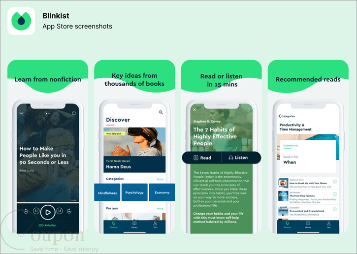 Blinkist Screenshot