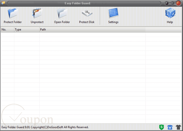 Dogoodsoft Easy Folder Guard Screenshot
