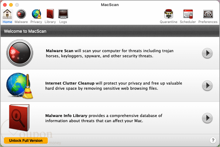 Macscan Screenshot