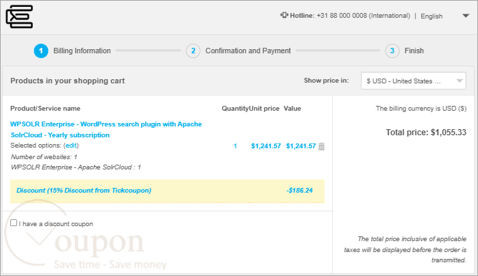 Wpsolr Enterprise Coupon Code