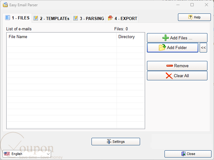 Easy Email Parser Screenshot