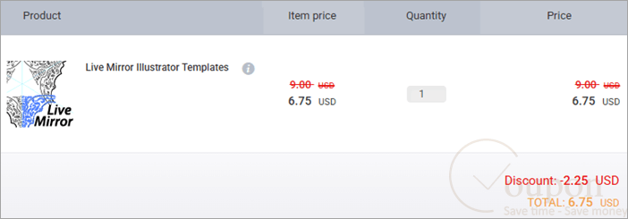 Live Mirror Illustrator Templates Coupon Code