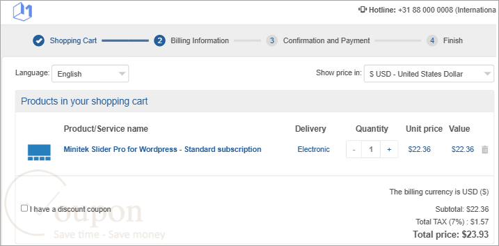 Minitek Slider Pro For Wordpress Coupon Code