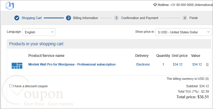 Minitek Wall Pro For Wordpress Coupon Code