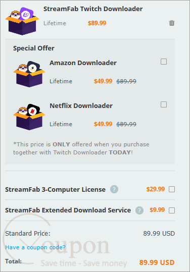 Streamfab Twitch Downloader Coupon Code