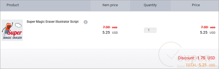Super Magic Eraser Illustrator Script Coupon Code