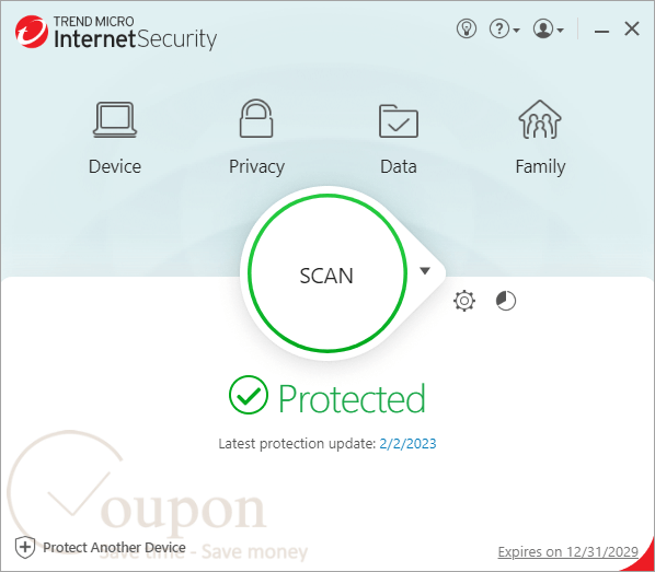 Trend Micro Internet Security Screenshot