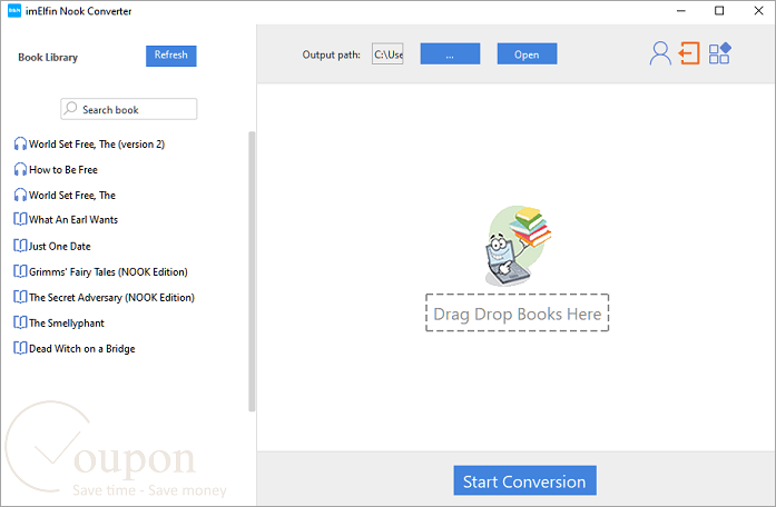 Imelfin Nook Converter Screenshot