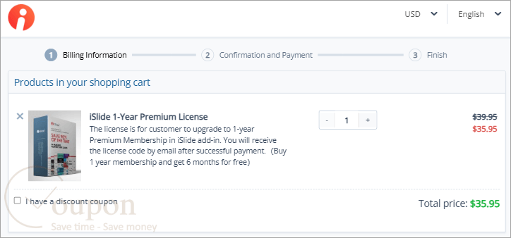 Islide Coupon Code