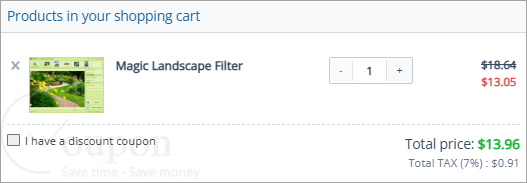 Magic Landscape Filter Coupon Code