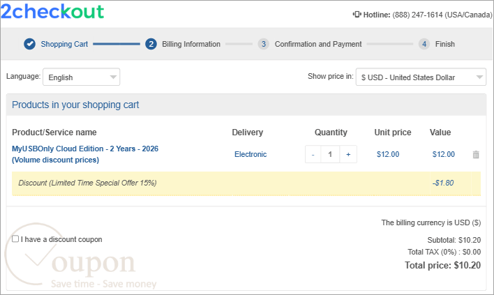 Myusbonly Coupon Code