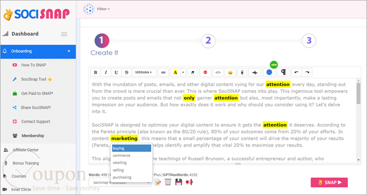 Socisnap Screenshot