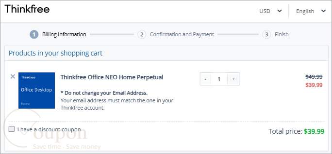 Thinkfree Office Neo Coupon Code