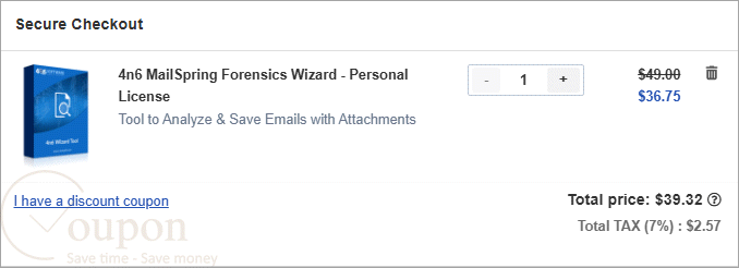 4N6 Mailspring Forensics Wizard Coupon Codes