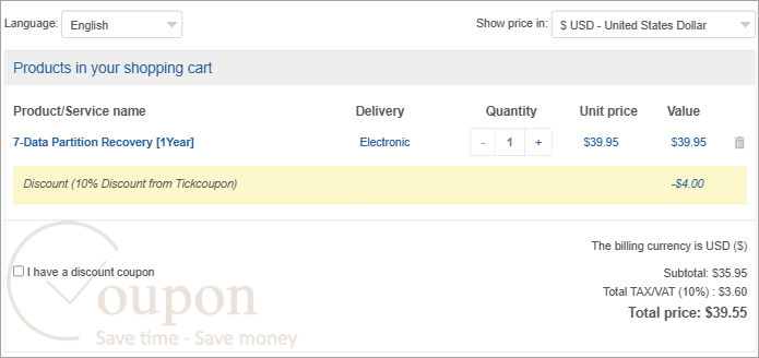 7 Data Partition Recovery Coupon Code
