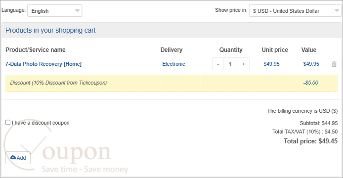 7 Data Photo Recovery Coupon Code