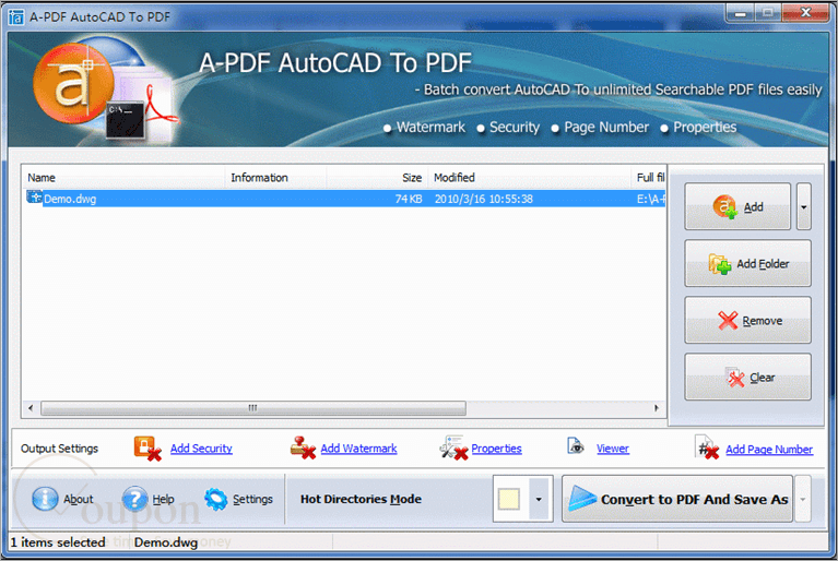 A Pdf Autocad To Pdf Screenshot