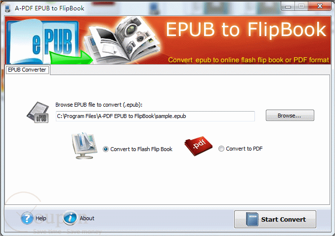 A Pdf Epub To Flipbook Screenshot