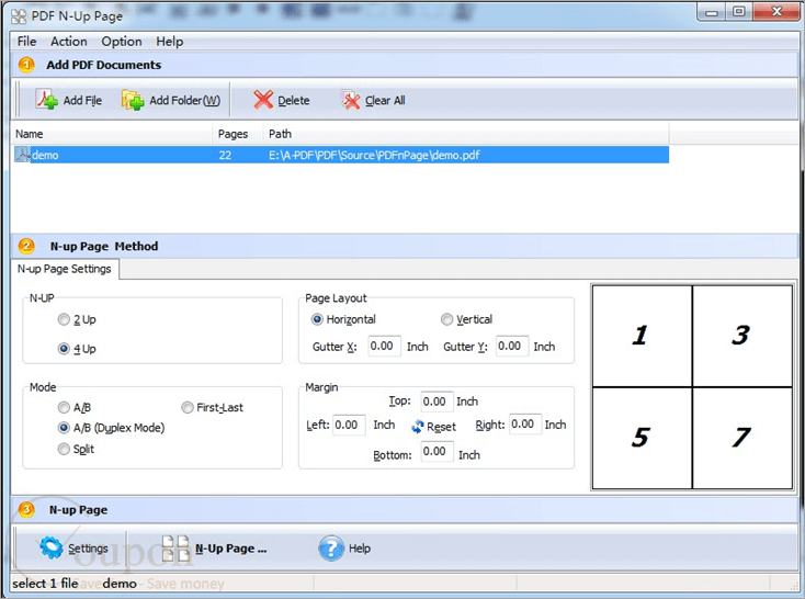 A Pdf N Up Page Screenshot