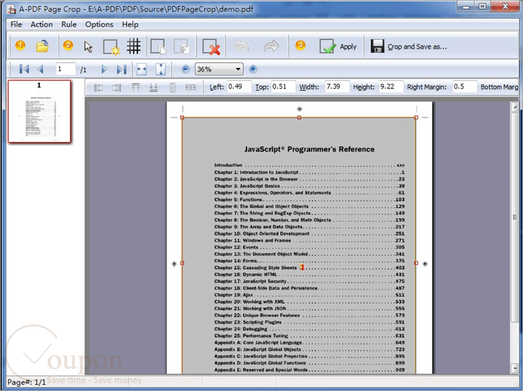 A Pdf Page Crop Screenshot