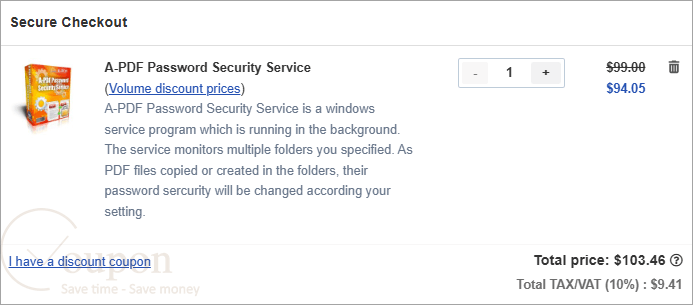 A Pdf Password Security Service Coupon Code