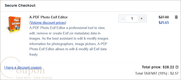 A Pdf Photo Exif Editor Coupon Code