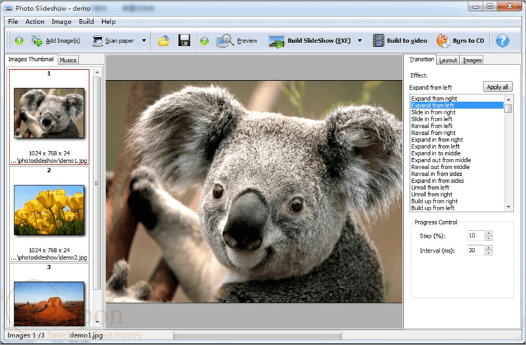 A Pdf Photo Slideshow Builder Screenshot