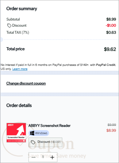 Abbyy Screenshot Reader Coupon Code