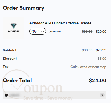 Airradar Coupon Code