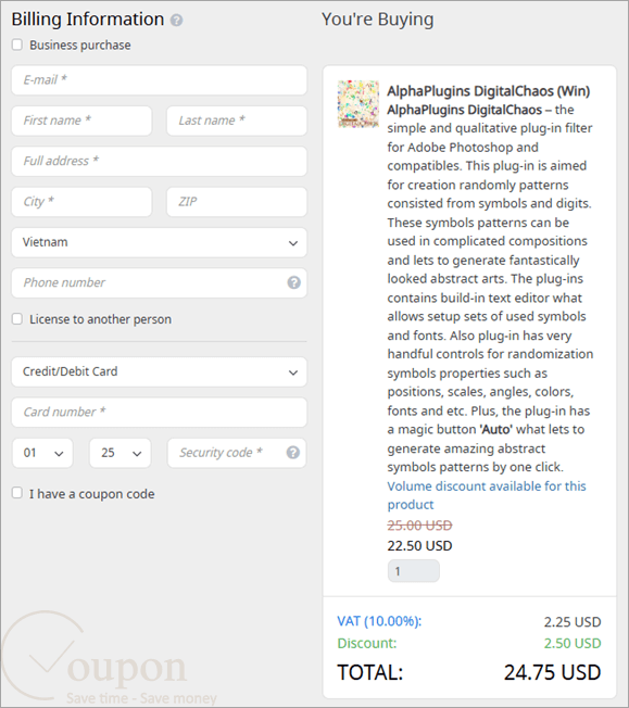 Alphaplugins Digitalchaos Coupon Code