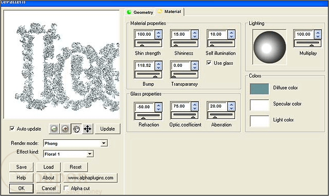 Alphaplugins Icepattern Screenshot
