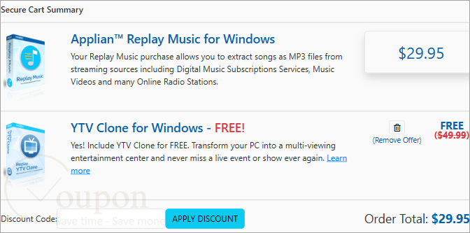 Applian Replay Music Coupon Code