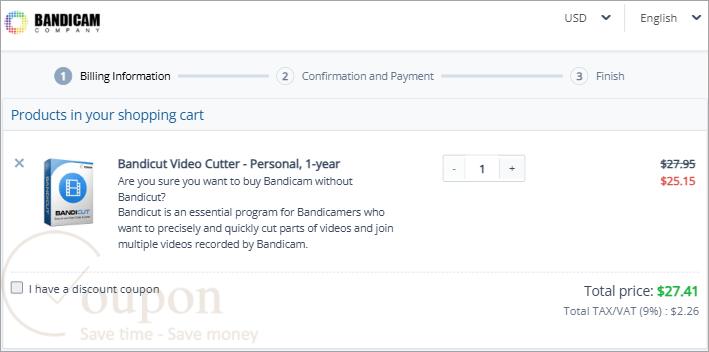 Bandicut Video Cutter Coupon Code