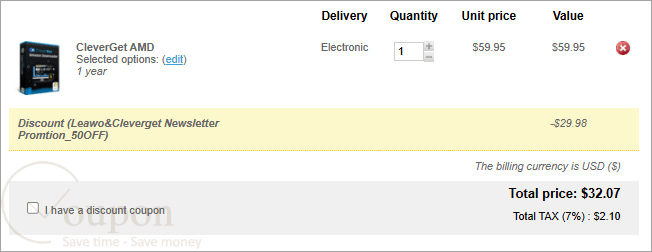 Cleverget Amazon Downloader Coupon Code