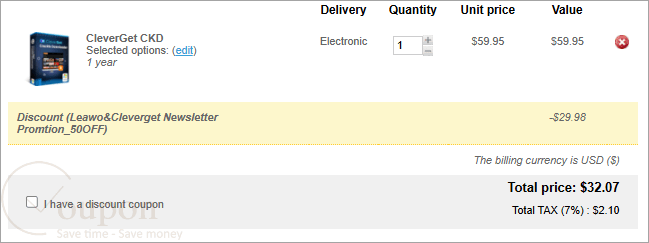 Cleverget Ckd Coupon Code