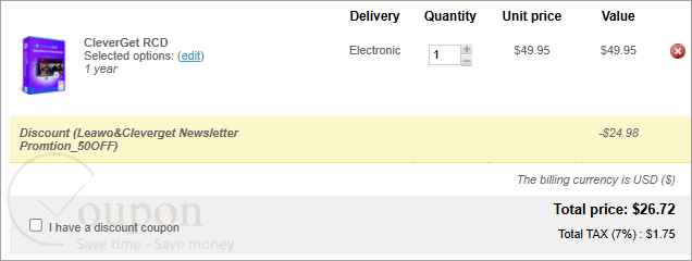 Cleverget Rcd Coupon Code