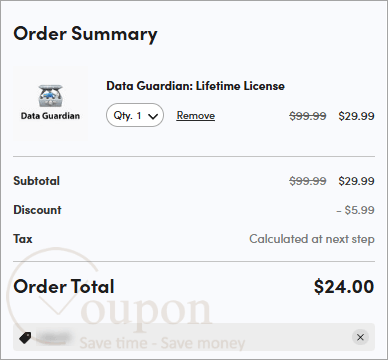 Data Guardian Coupon Code