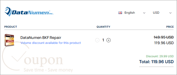 Datanumen Bkf Repair Coupon Code