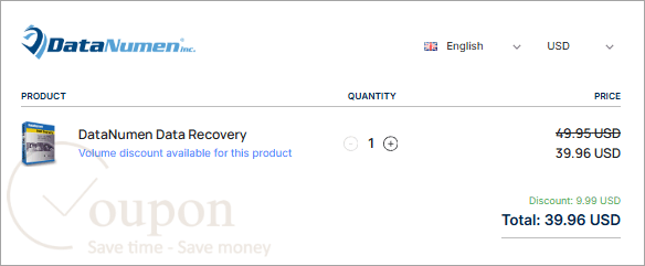 Datanumen Data Recovery Coupon Code
