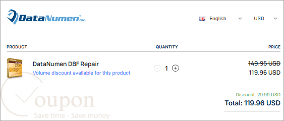 Datanumen Dbf Repair Coupon Code