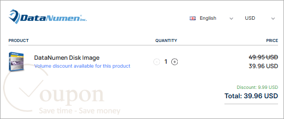 Datanumen Disk Image Coupon Code
