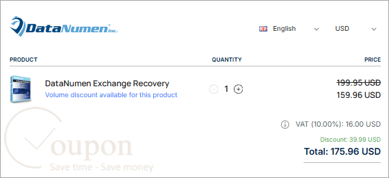 Datanumen Exchange Recovery Coupon Code