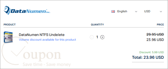 Datanumen Ntfs Undelete Coupon Code