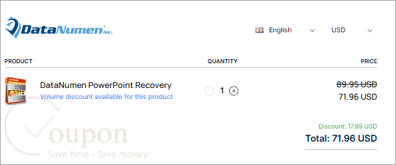 Datanumen Powerpoint Recovery Coupon Code