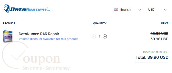 Datanumen Rar Repair Coupon Code
